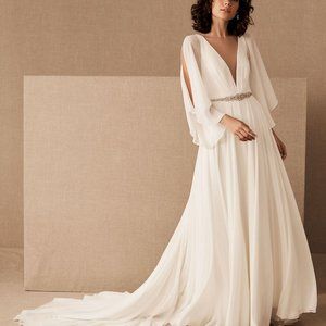 BHLDN Jenny Yoo Rivers Wedding Gown Size 14